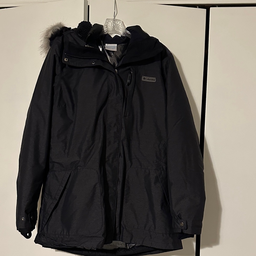 Columbia Charcoal Hooded Parka